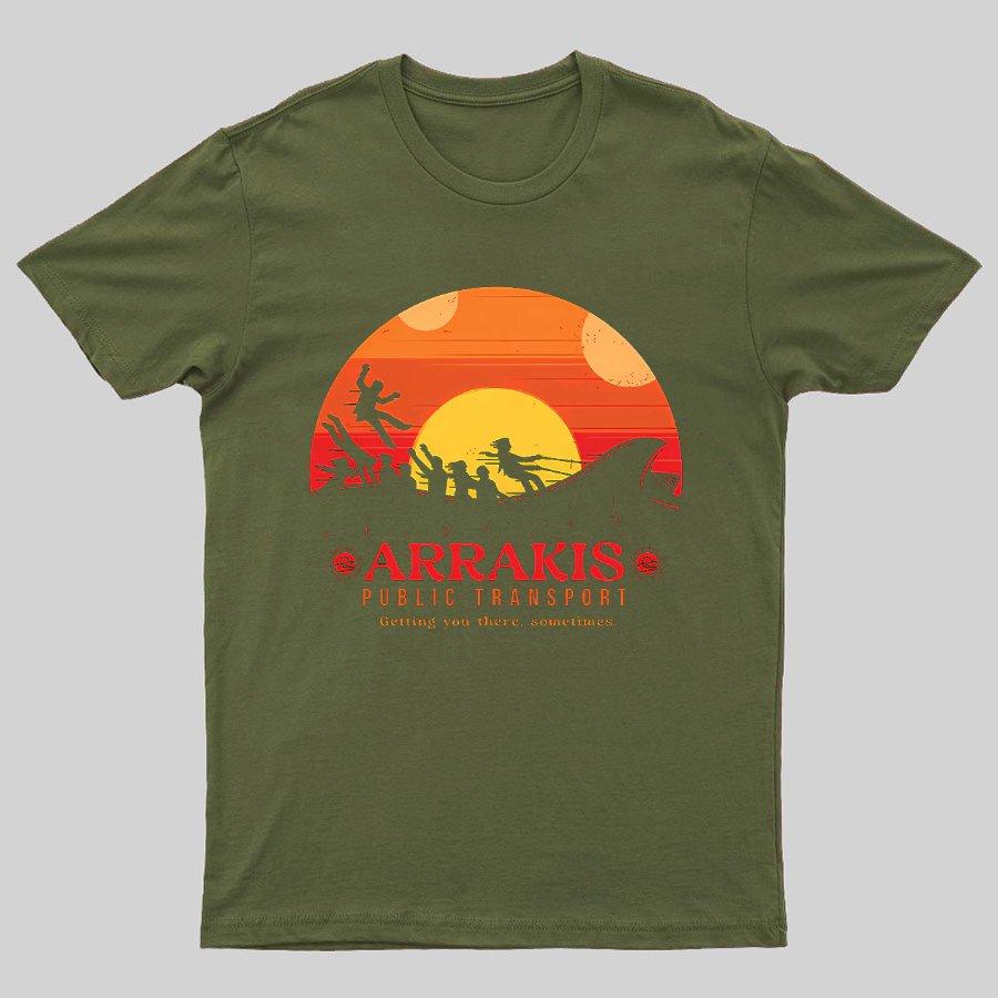 Mystic Land Getting You There Sometimes Geeky T-Shirt