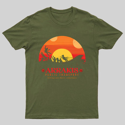 Mystic Land Getting You There Sometimes Geeky T-Shirt