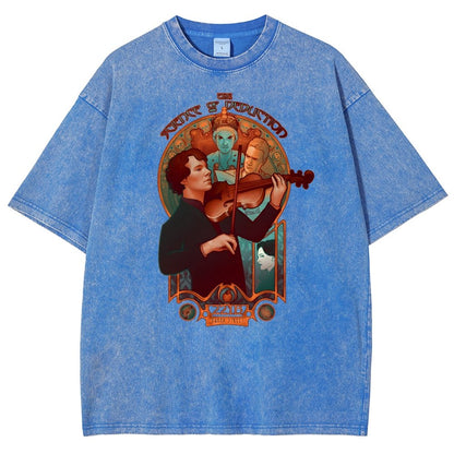The Science of Deduction Vintage Distressed T-shirt