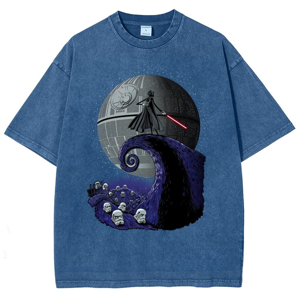 The Nightmare Before Realm Vintage Distressed T-shirt