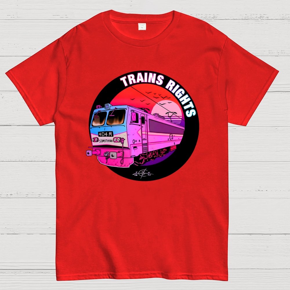 Trains Rights Geek T-Shirt