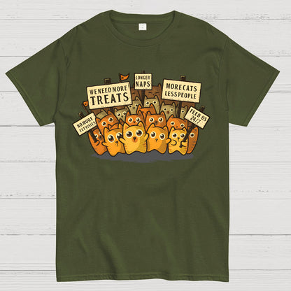 Kitten Protest Geek T-Shirt