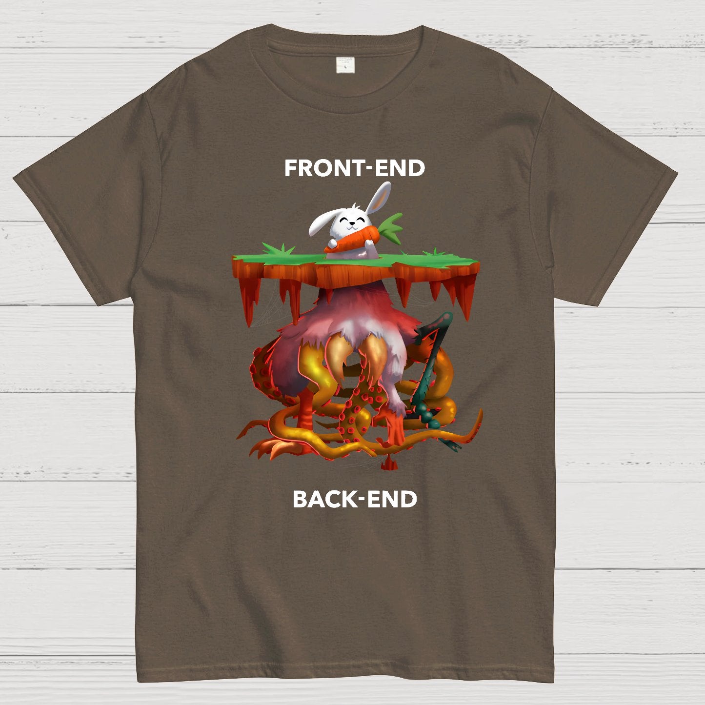 Front-End - Back-End Geek T-Shirt