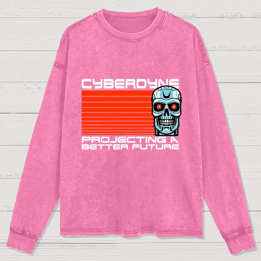 Future Robot Company Washed Long Sleeve Tee