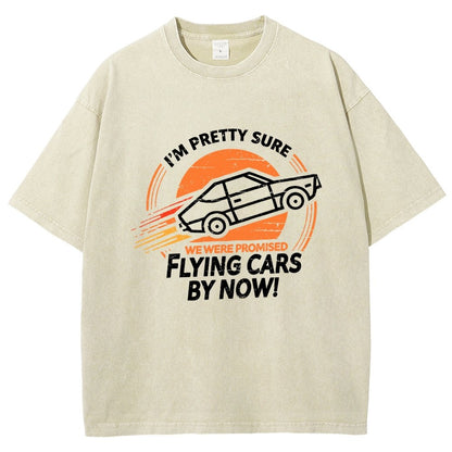 Flying Cars By Now Vintage Distressed T-shirt