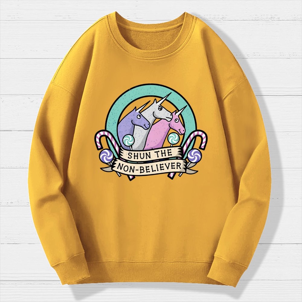 Shun the Non-Believer Geek Cotton Sweatshirt