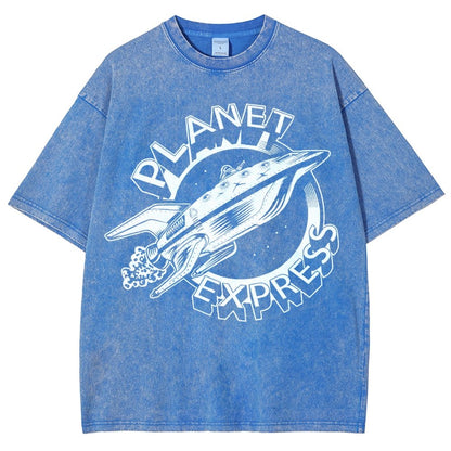 Cosmic Express Vintage Distressed T-shirt