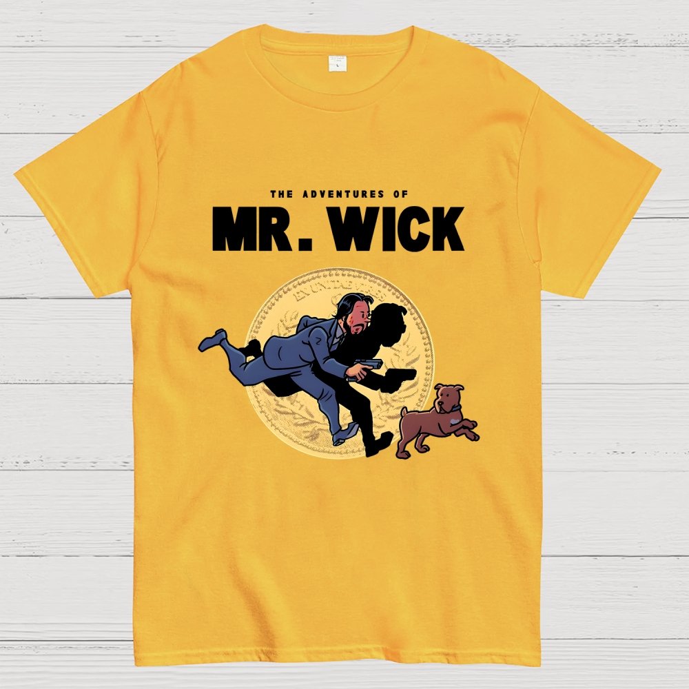 The Adventures of Mr. Wick Geek T-Shirt