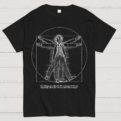 Vitruvian Genius Geek T-Shirt