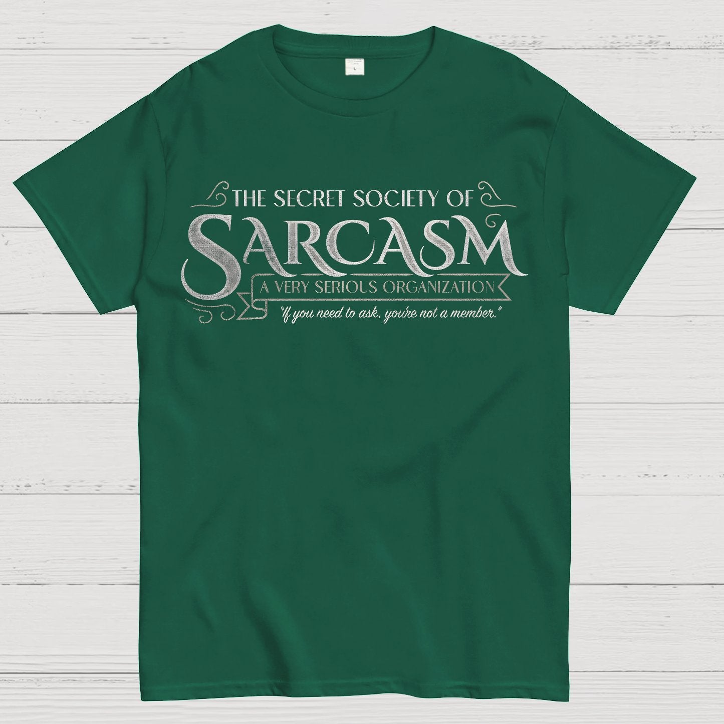 Secret Society of Sarcasm Geek T-Shirt