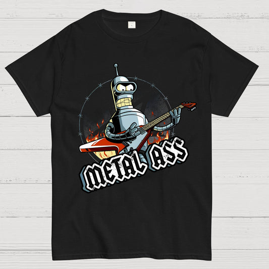 Robot Metal Rock Geek T-Shirt