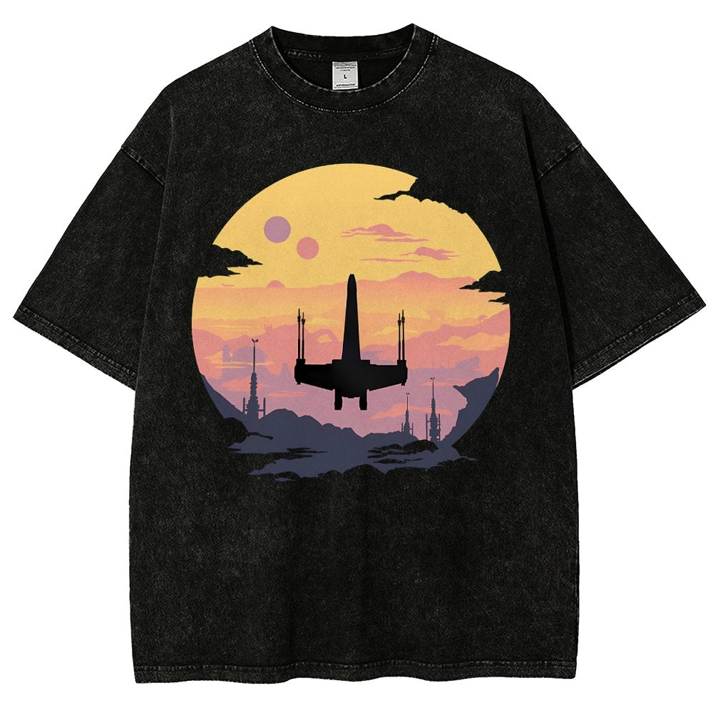 Rogue Fighter Vintage Distressed T-shirt