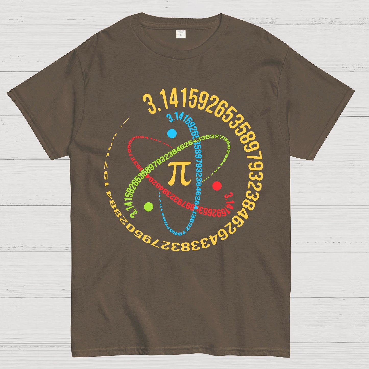 Atom Pi Math Science Geek T-Shirt