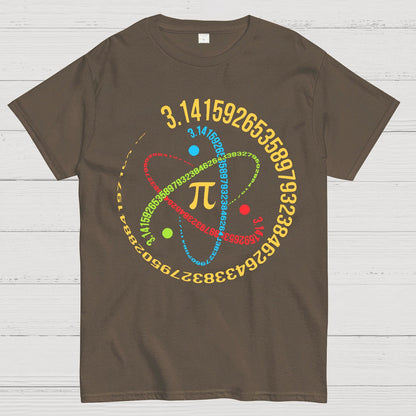 Atom Pi Math Science Geek T-Shirt