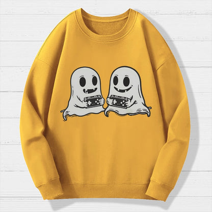 Video Game Ghosts Brothers Geek Cotton Sweatshirt
