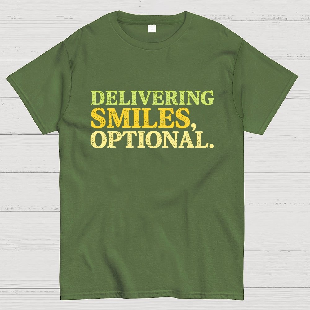 Delivering Smiles, Optional. Geek T-Shirt