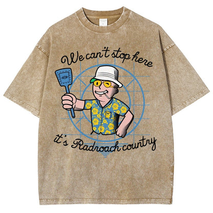 We Can’t Stop Here Vintage Distressed T-shirt