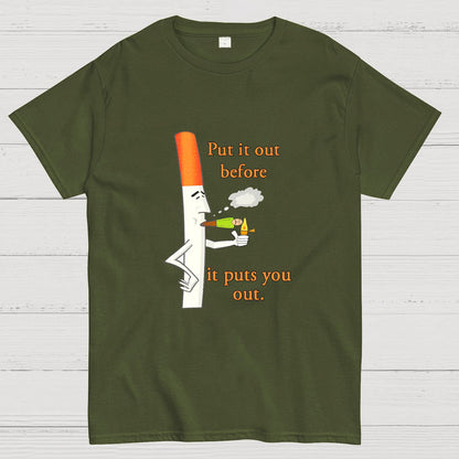Put It Out Before It Puts You Out Geeky T-Shirt