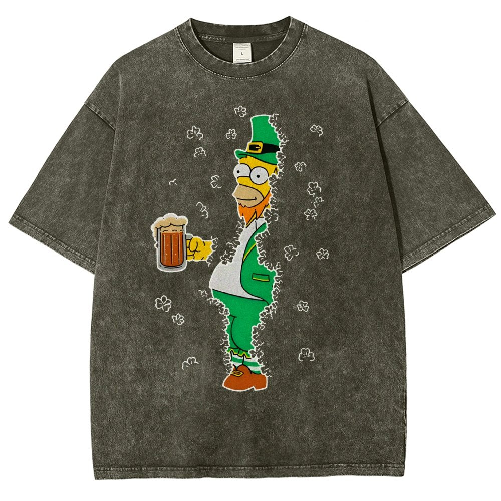 Into the Clovers-St. Patrick's Day Vintage Distressed T-shirt