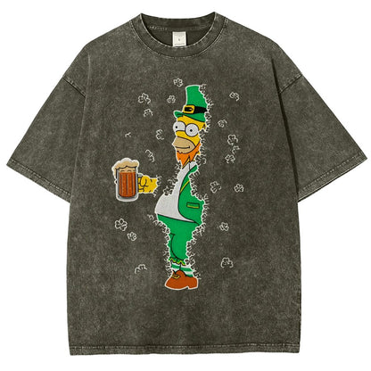 Into the Clovers-St. Patrick's Day Vintage Distressed T-shirt