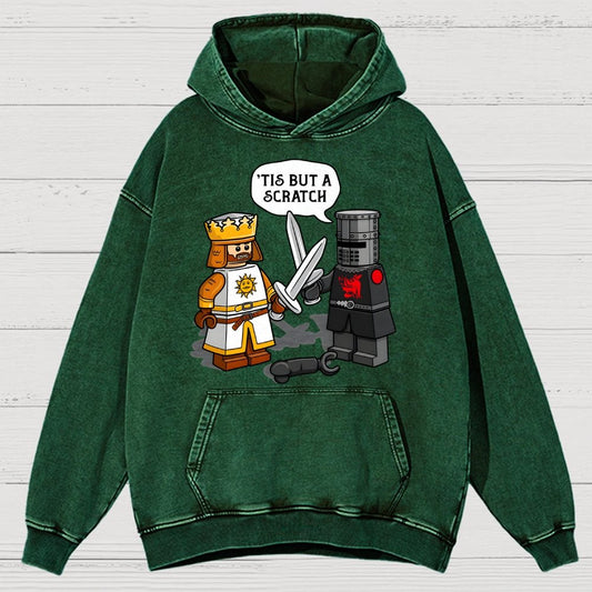 King Vs Knight Vintage Distressed Hoodie