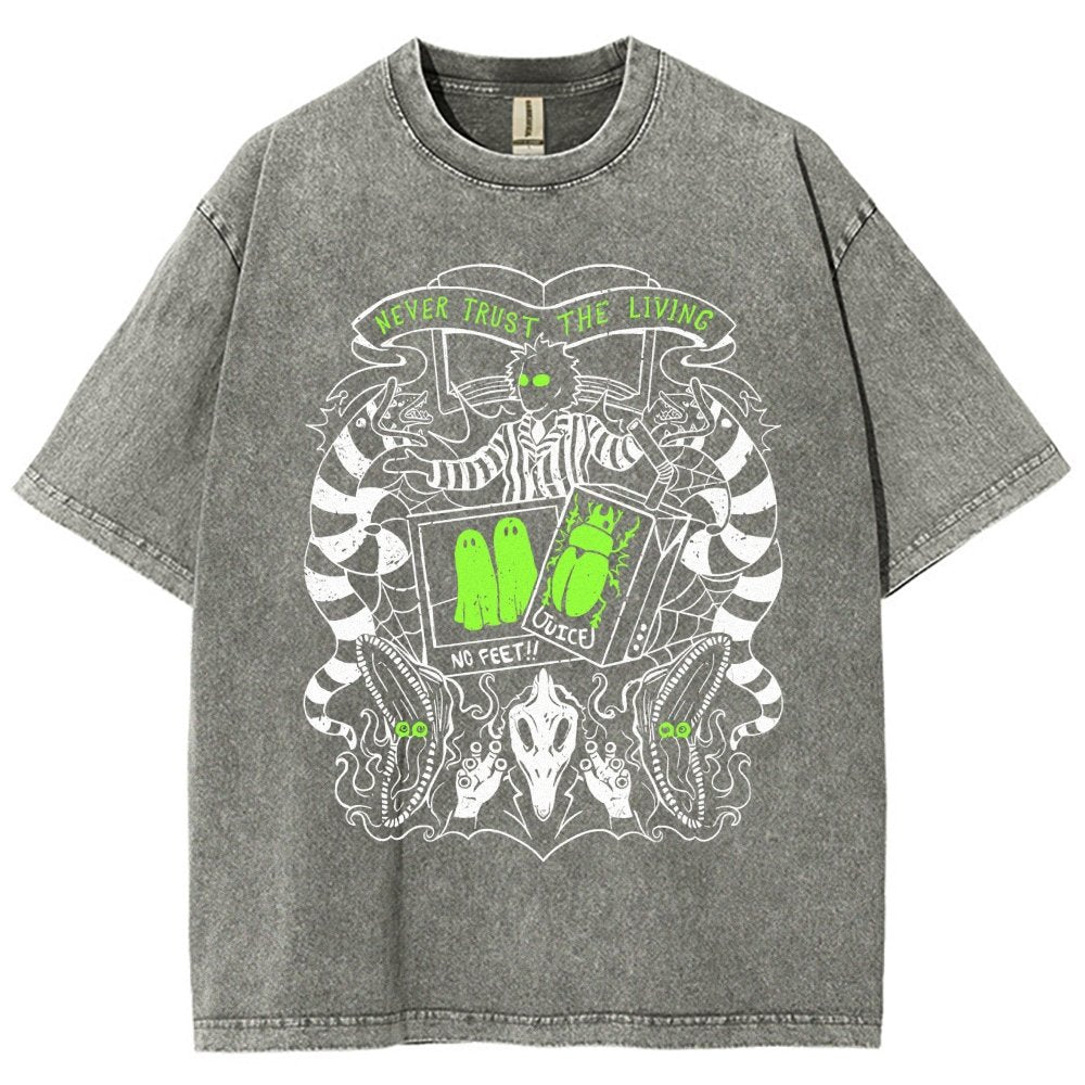 Never Trust the Living Vintage Distressed T-shirt
