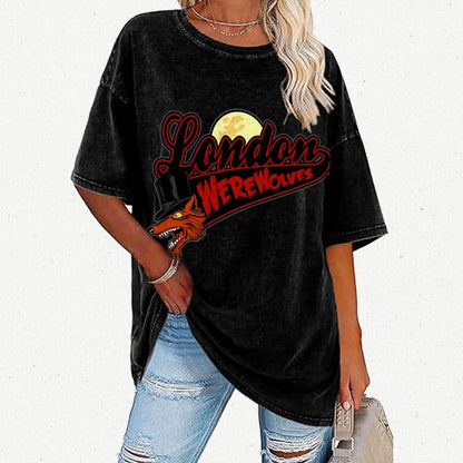 London Wolves Essential Vintage Distressed T-shirt