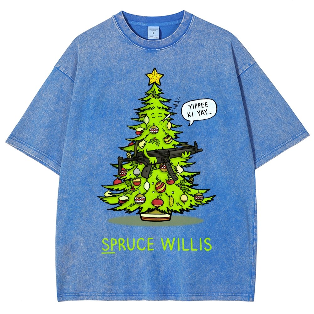 Yippee Ki Yay  Vintage Distressed T-shirt