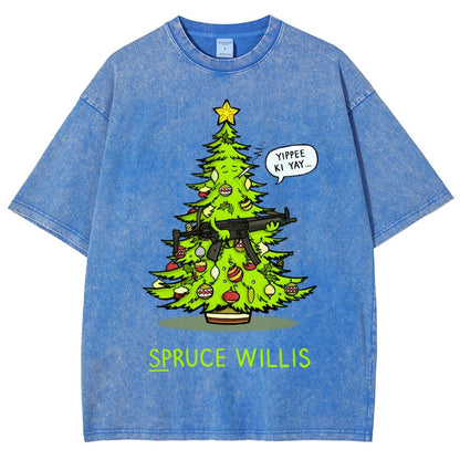 Yippee Ki Yay  Vintage Distressed T-shirt