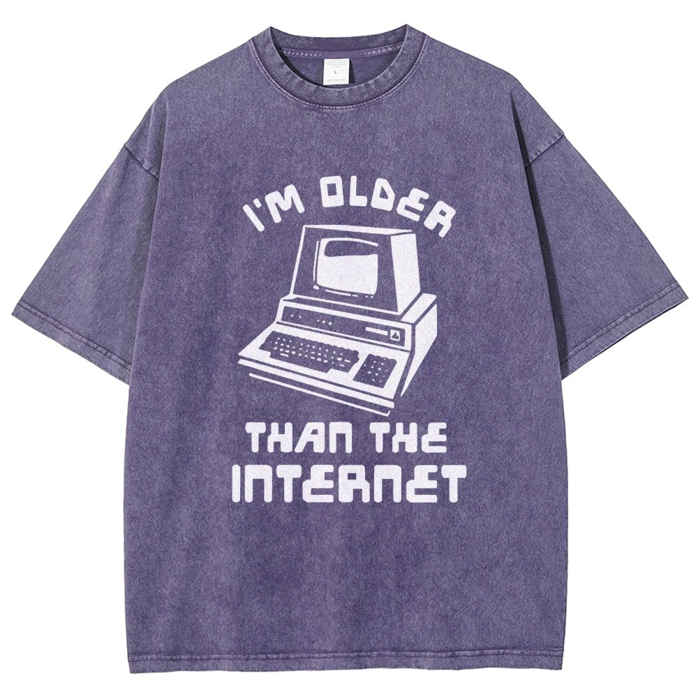 I Am Older Than The Internet Vintage Distressed T-shirt