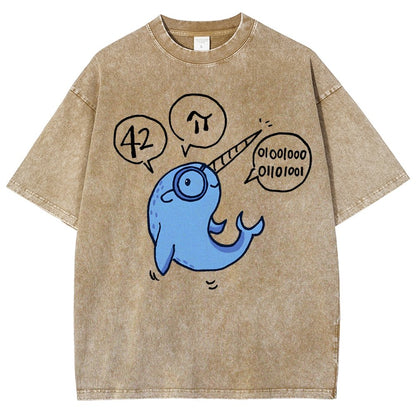 42-π Vintage Distressed T-shirt