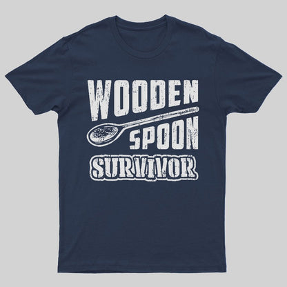 Wooden Spoon Survivor Geeky T-Shirt