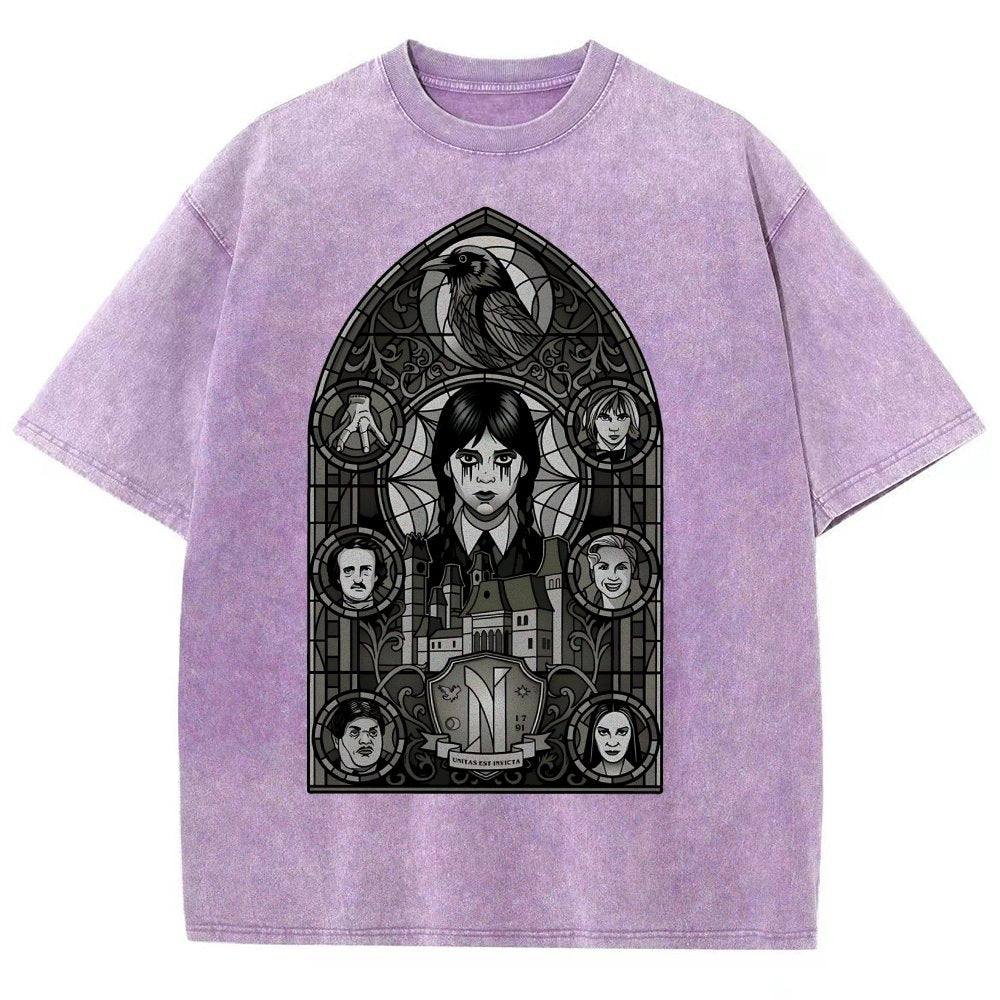 Stained Glass of Outcasts Vintage Distressed T-shirt