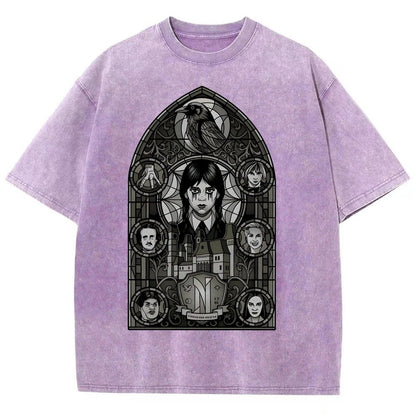 Stained Glass of Outcasts Vintage Distressed T-shirt