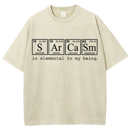 Periodic SArCaSm Vintage Distressed T-shirt
