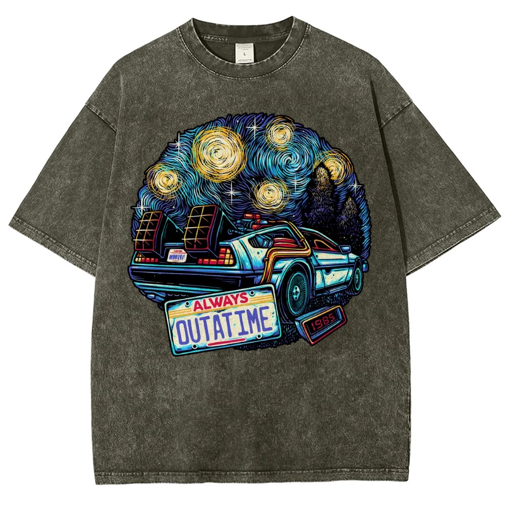 Always Outatime Vintage Distressed T-shirt
