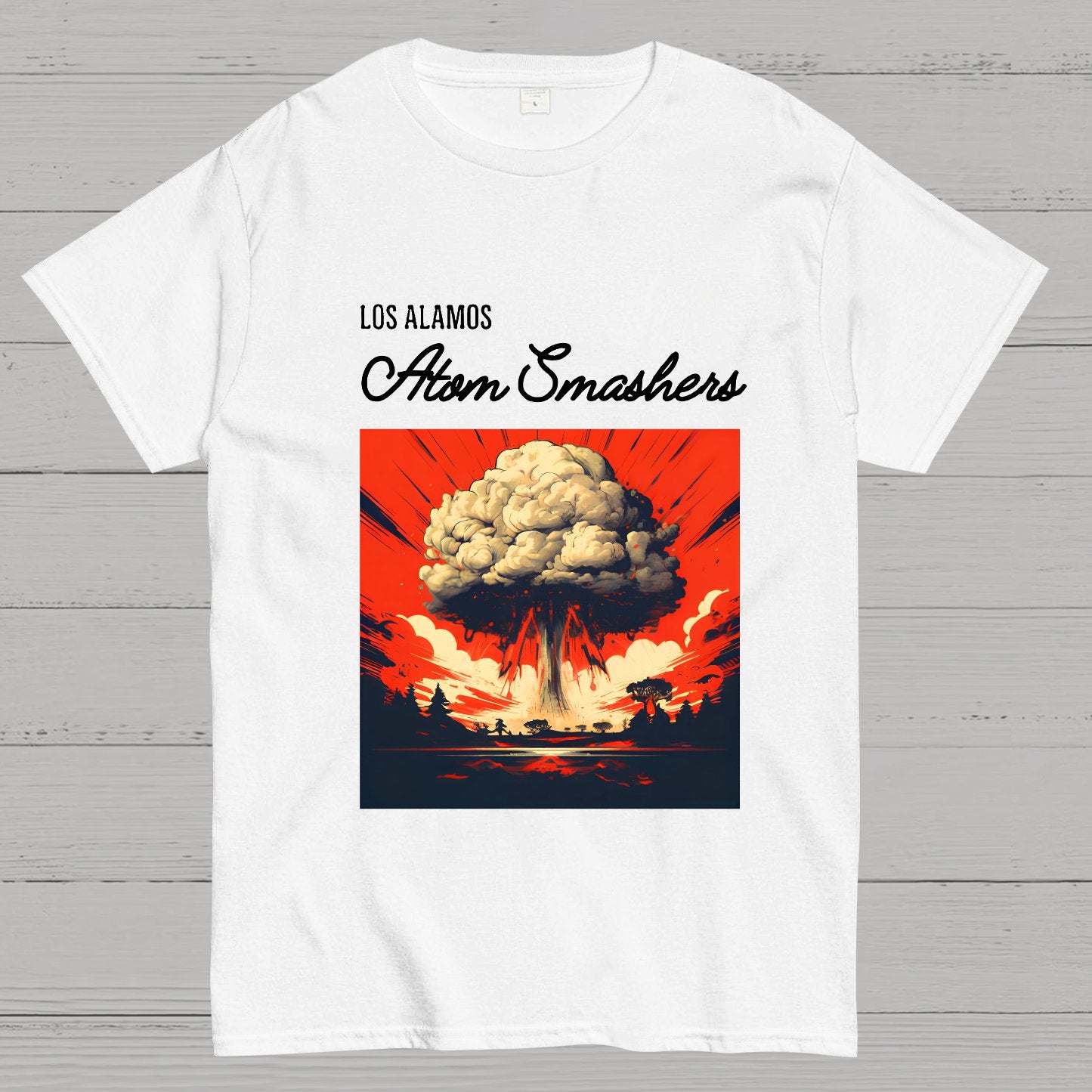 Los Alamos Atom Smashers Geeky T-Shirt