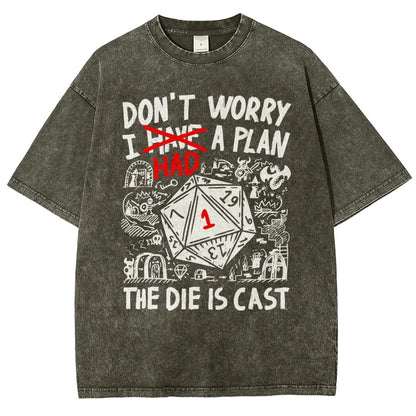 The Die Is Cast Vintage Distressed T-shirt
