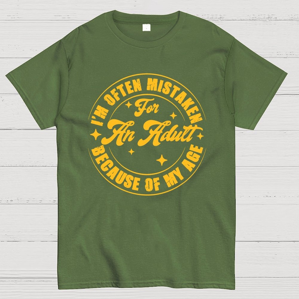 Often Mistaken For An Adult Because Of My Age Geek T-Shirt