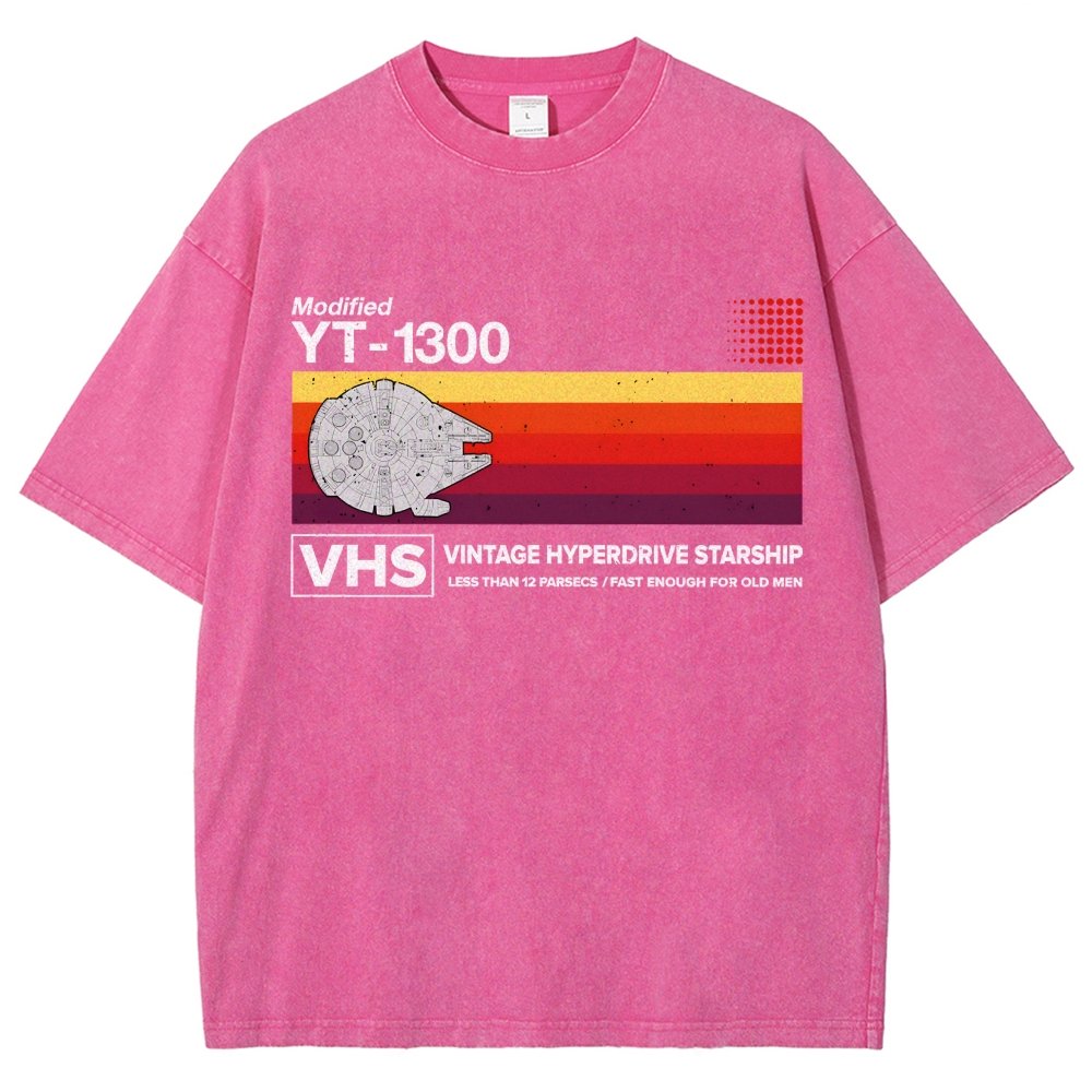 Vintage Hyperdrive Starship Vintage Distressed T-shirt