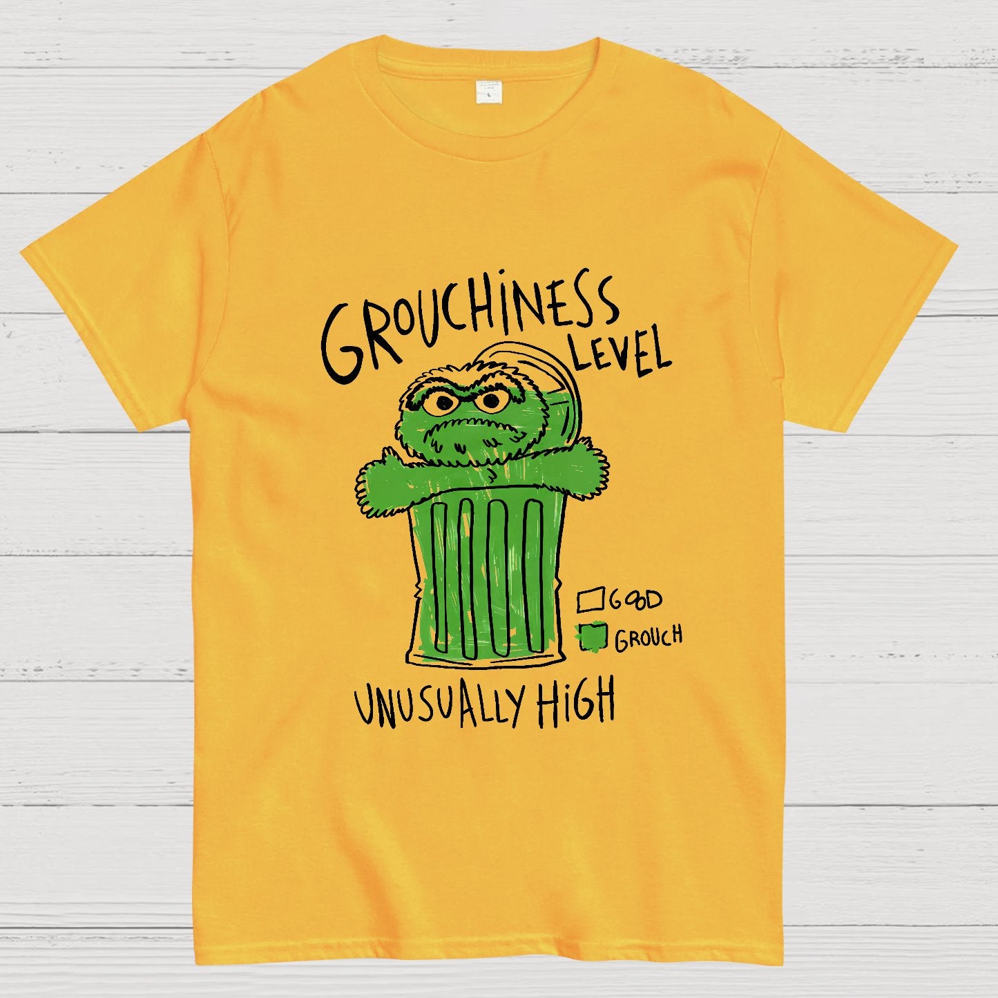 Grouchiness Level Geek T-Shirt