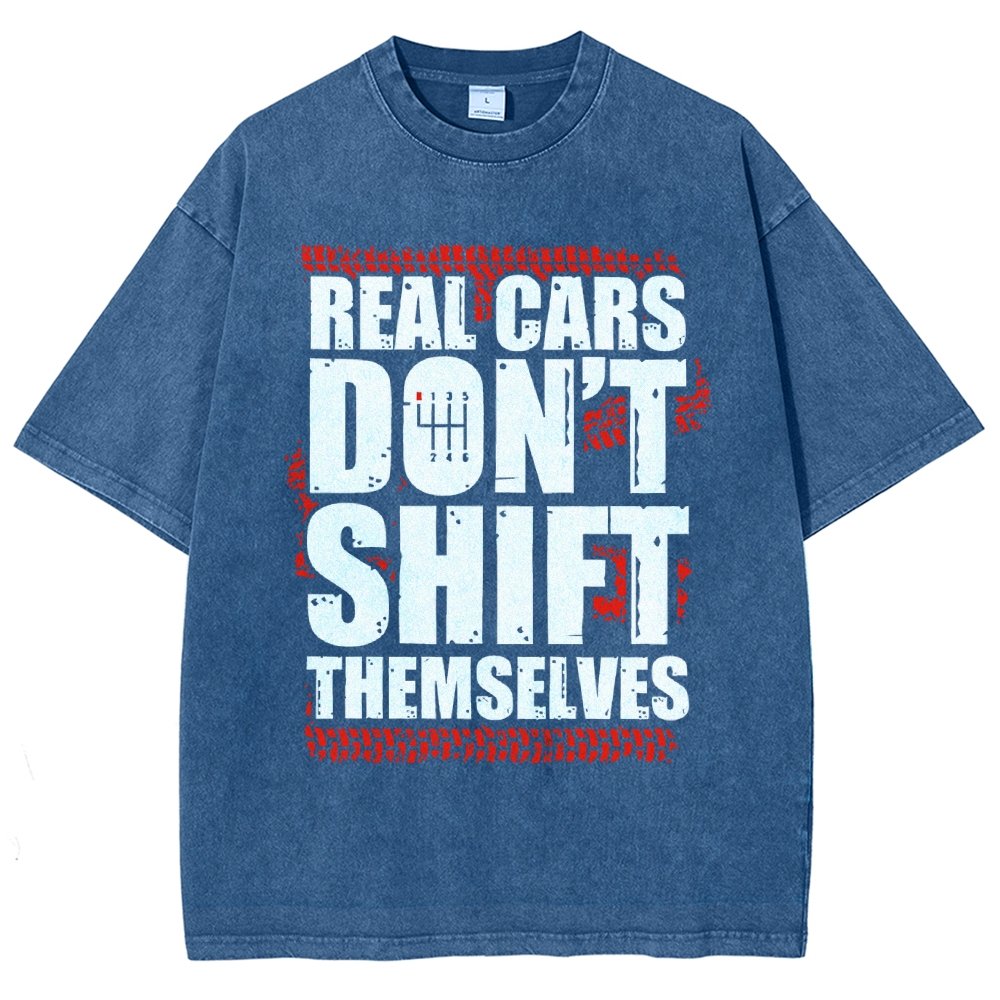Manual Transmission Gearhead Vintage Distressed T-shirt