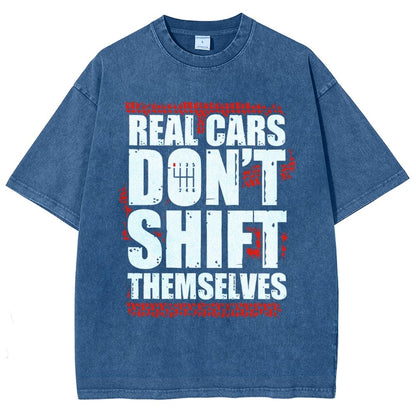 Manual Transmission Gearhead Vintage Distressed T-shirt