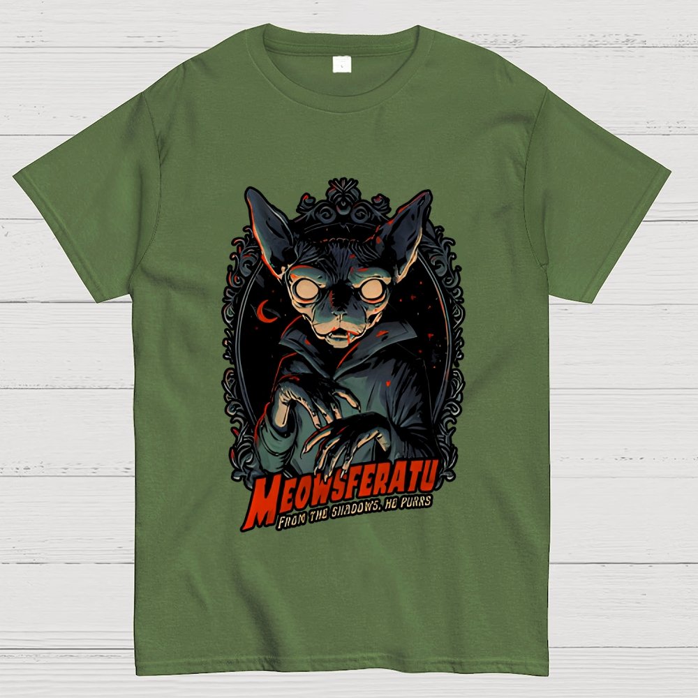 He Purrs Geek T-Shirt