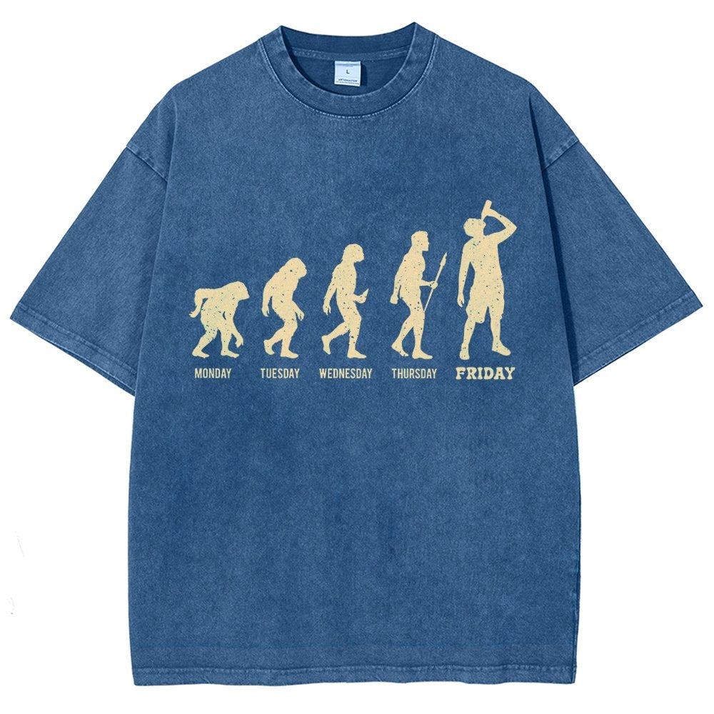 Weekvolution Vintage Distressed T-shirt