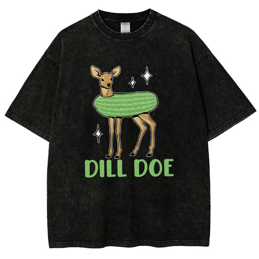 Dill Pickle Funny Vintage Distressed T-shirt