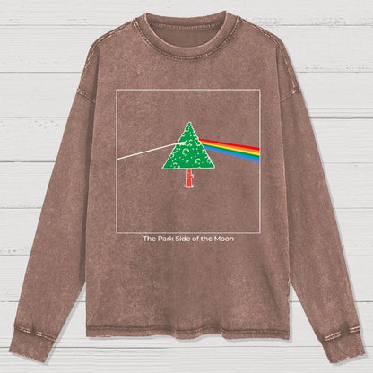 The Park Side of the Moon Washed Long Sleeve Tee