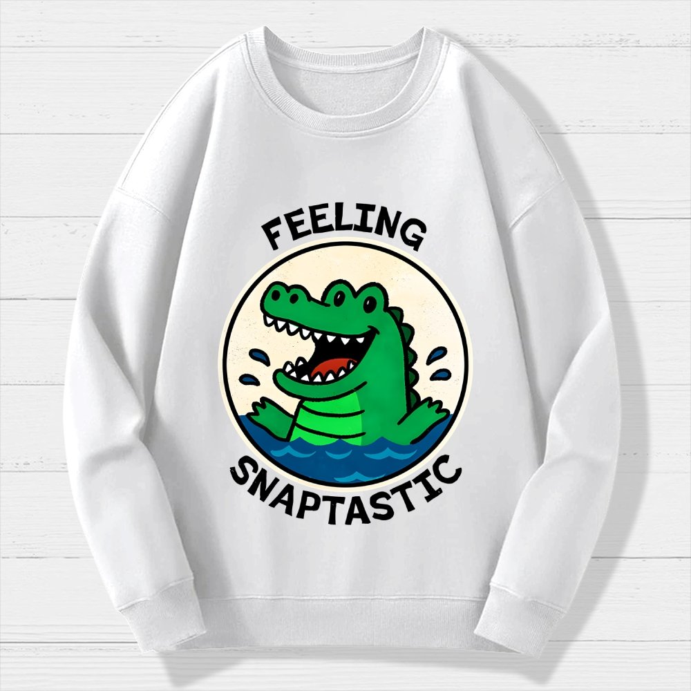 Feeling Snaptastic Geek Cotton Sweatshirt