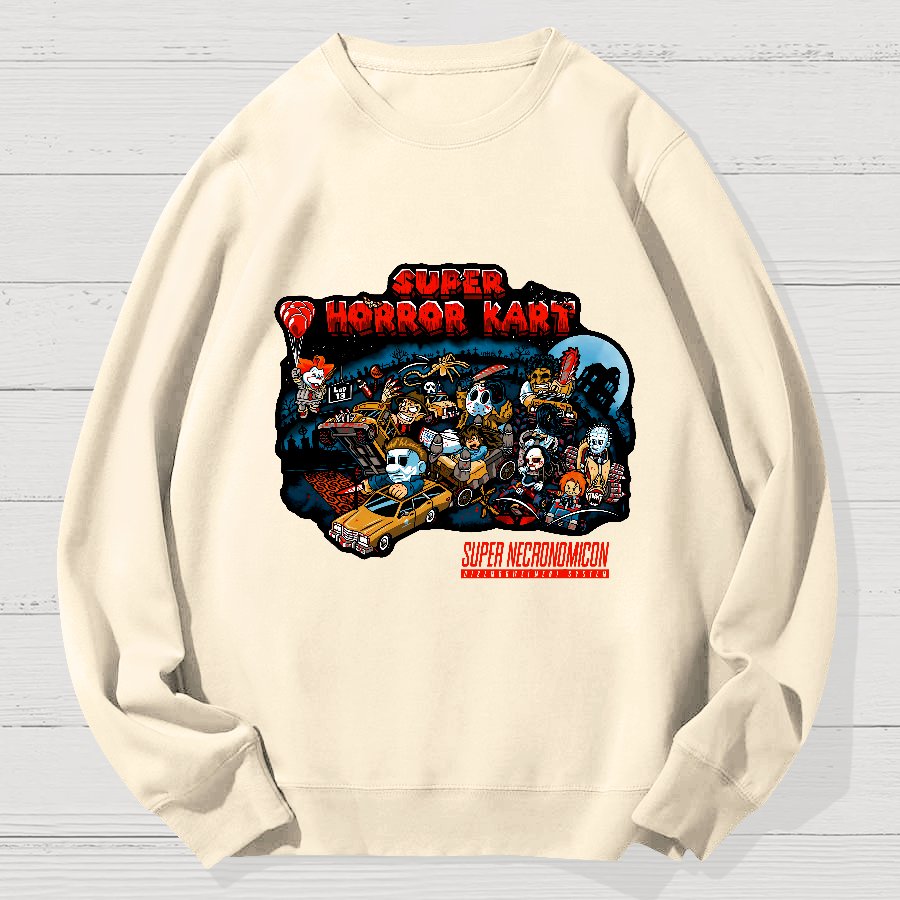 Super Horror Kart Geek Cotton Sweatshirt