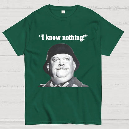 I Know Nothing Art Print Geek T-Shirt